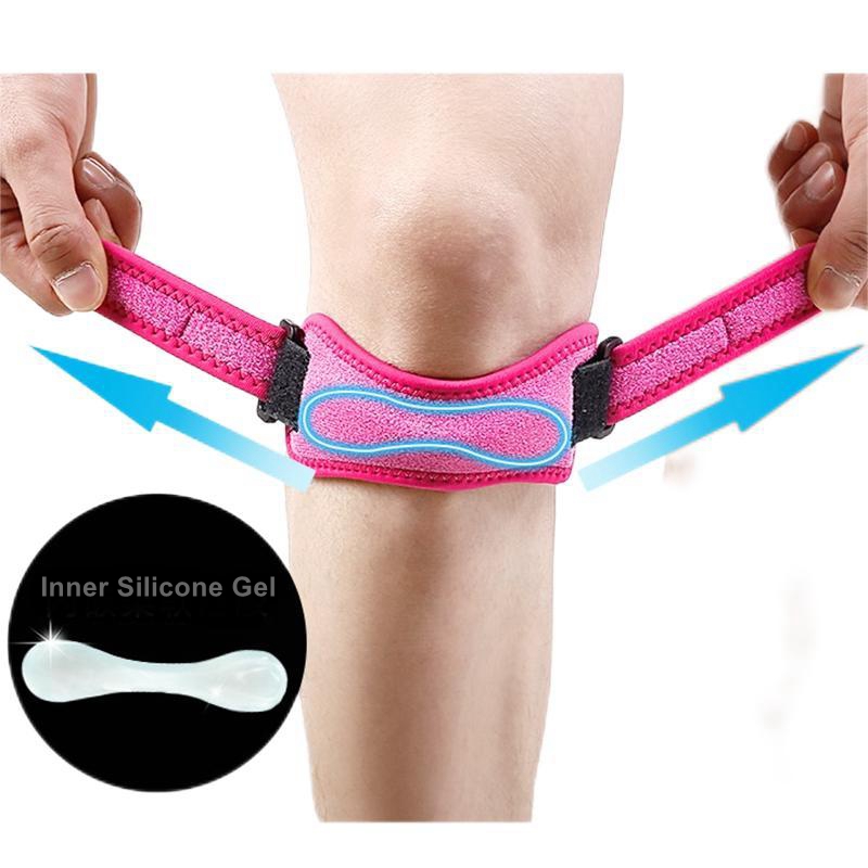 Kniebraces voor kniepijn, Patella kniesteunband, verstelbare patellapeesstabilisatorband voor springersknie, tendinitis, basketbal, hardlopen, wandelen,