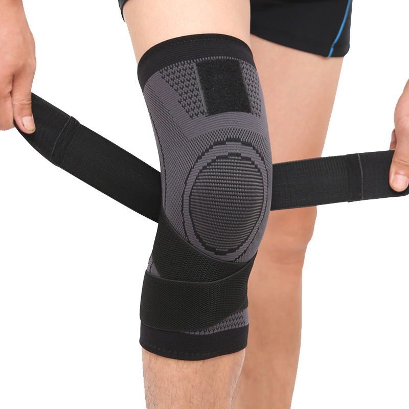 Ginocchiera per donne e uomini - Manicotto di compressione per ginocchio con cinghie, ginocchiere per dolore al ginocchio, supporto per ginocchio per artrite