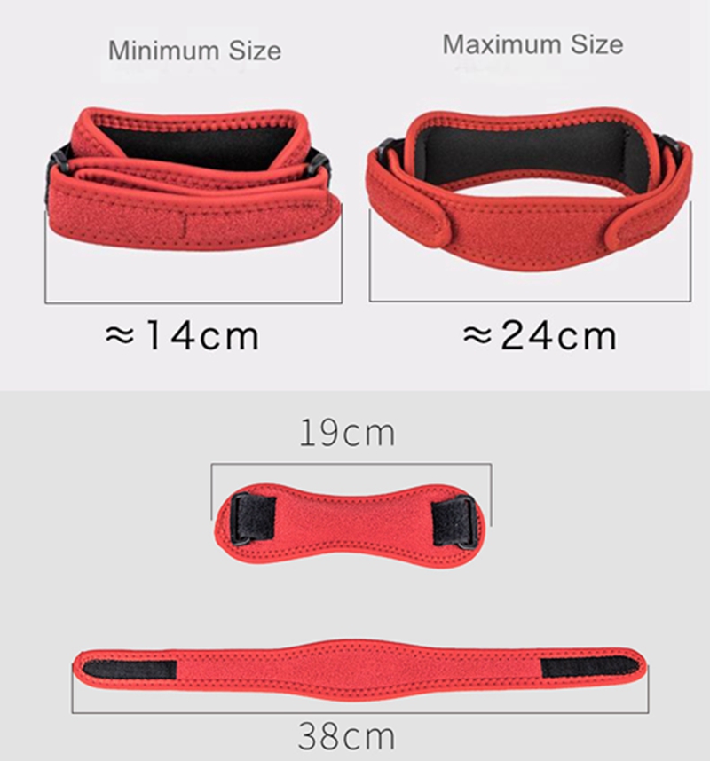 Kniebraces voor kniepijn, Patella kniesteunband, verstelbare patellapeesstabilisatorband voor springersknie, tendinitis, basketbal, hardlopen, wandelen,