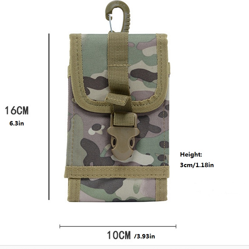 Mobiele telefoonholster Utility Militair klein zakje Mini-heuptas voor telefoon