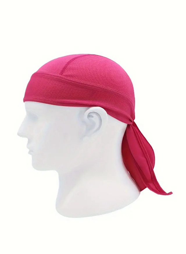 Cappello da bandana sportivo pirata hip-hop Cappello da pirata in rete da ciclismo con coda lunga per le gite estive